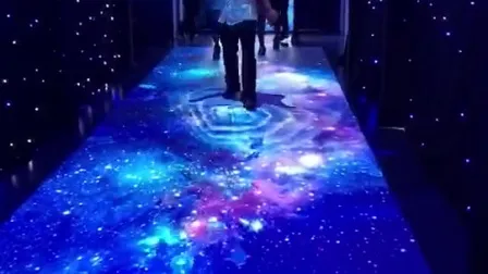 buy interactive LED rolling floor display for advertising
